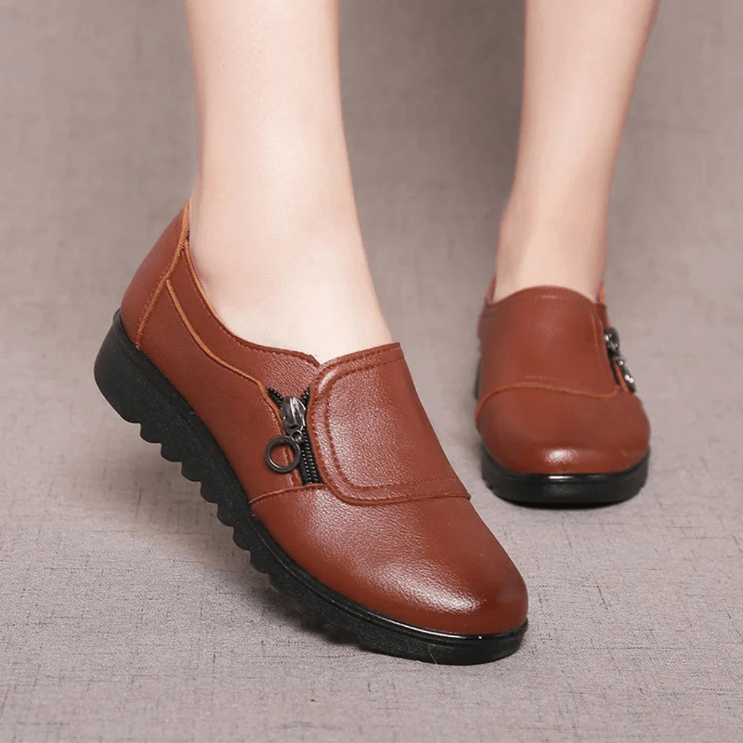 Women's Comfort Loafers with Zip