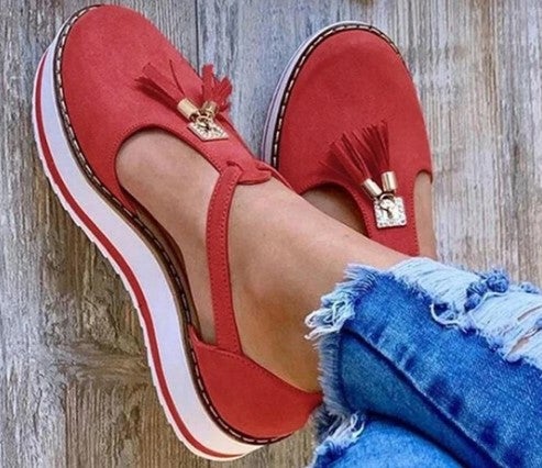 Women's Sandals, Elegant and Comfortable – Red