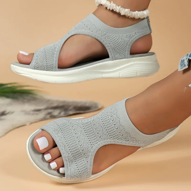 Women's Sandals, Lightweight and Comfortable – Grey