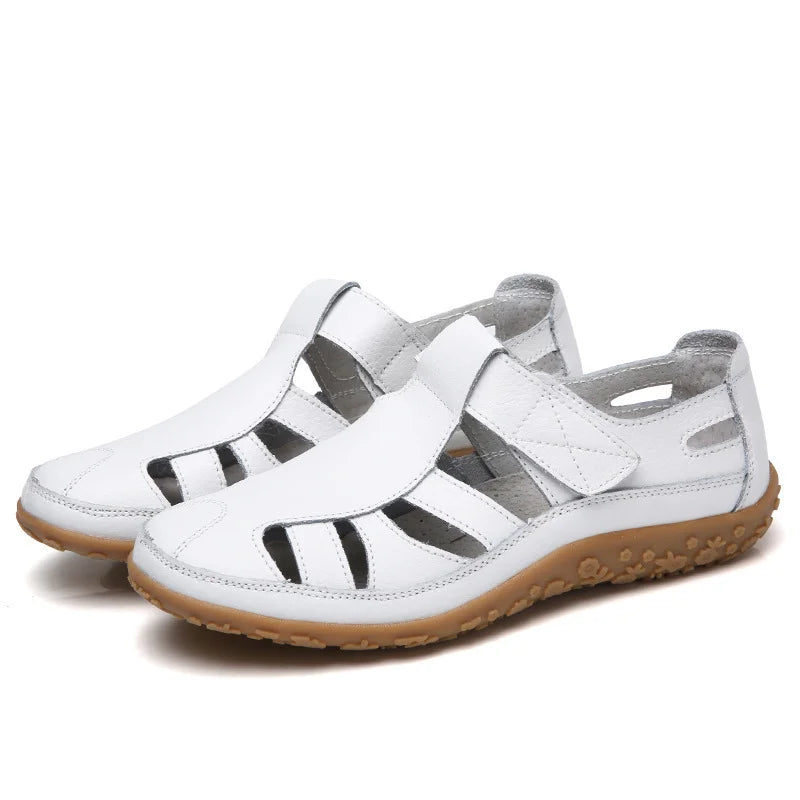 Women's Comfort Sandals, Non-Slip and Stable – White