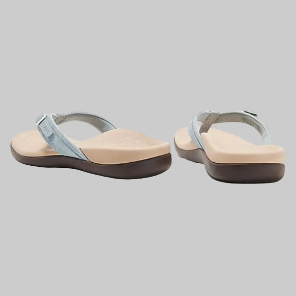 Women's Supportive Sandals for Warm Days – Light Blue
