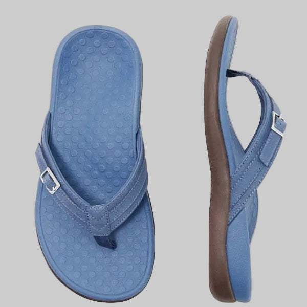 Women's Supportive Sandals for Warm Days – Navy