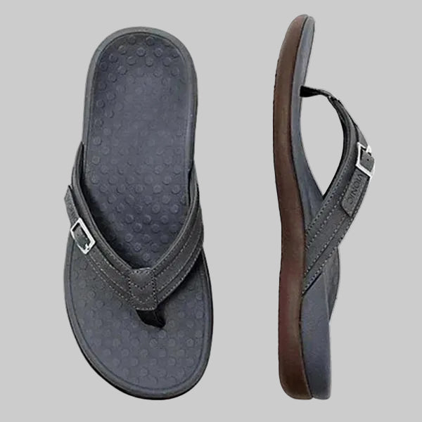 Women's Supportive Sandals for Warm Days – Black