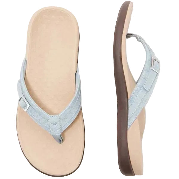 Women's Supportive Sandals for Warm Days – Light Blue