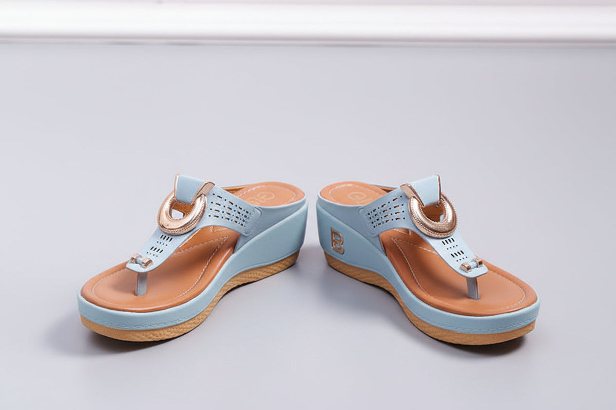 Women's Comfort Sandals for Summer Days – Blue