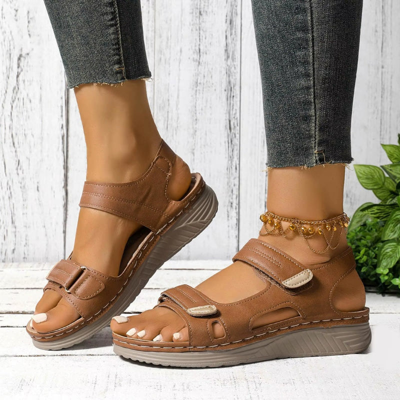 Women's Comfort Sandals with Arch Support – Brown