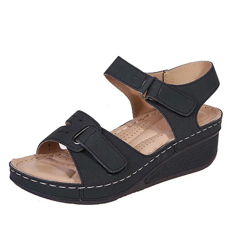 Women's Comfort Sandals with Gel Insole – Beige
