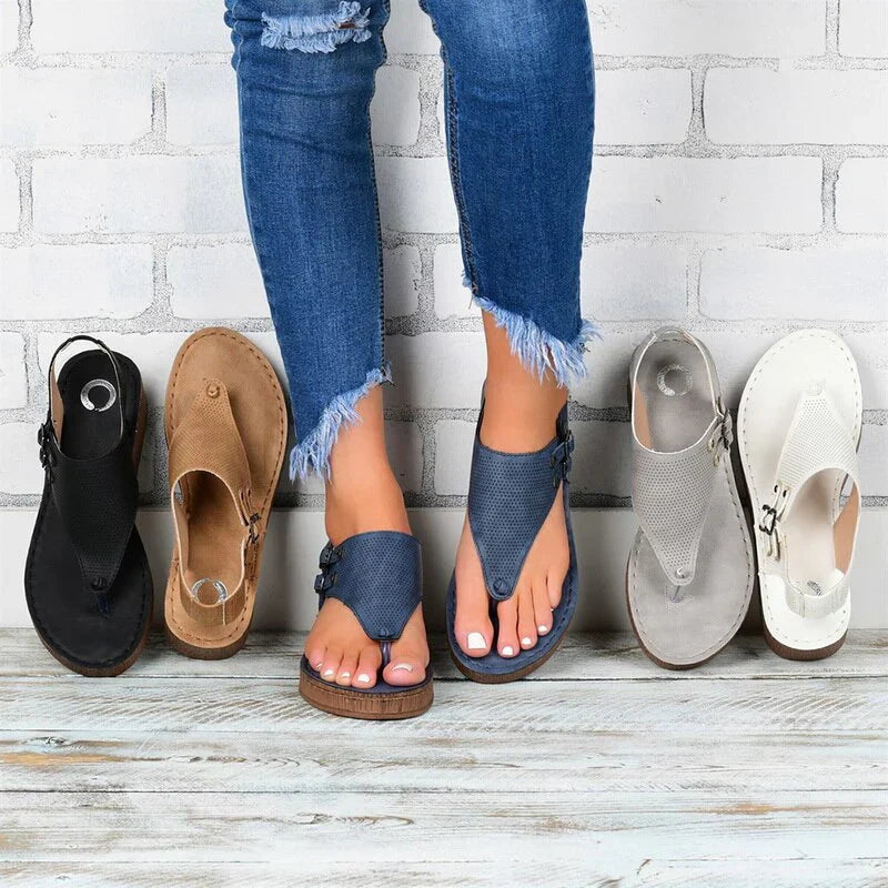 Women's Supportive Sandals with a Modern Look – Brown