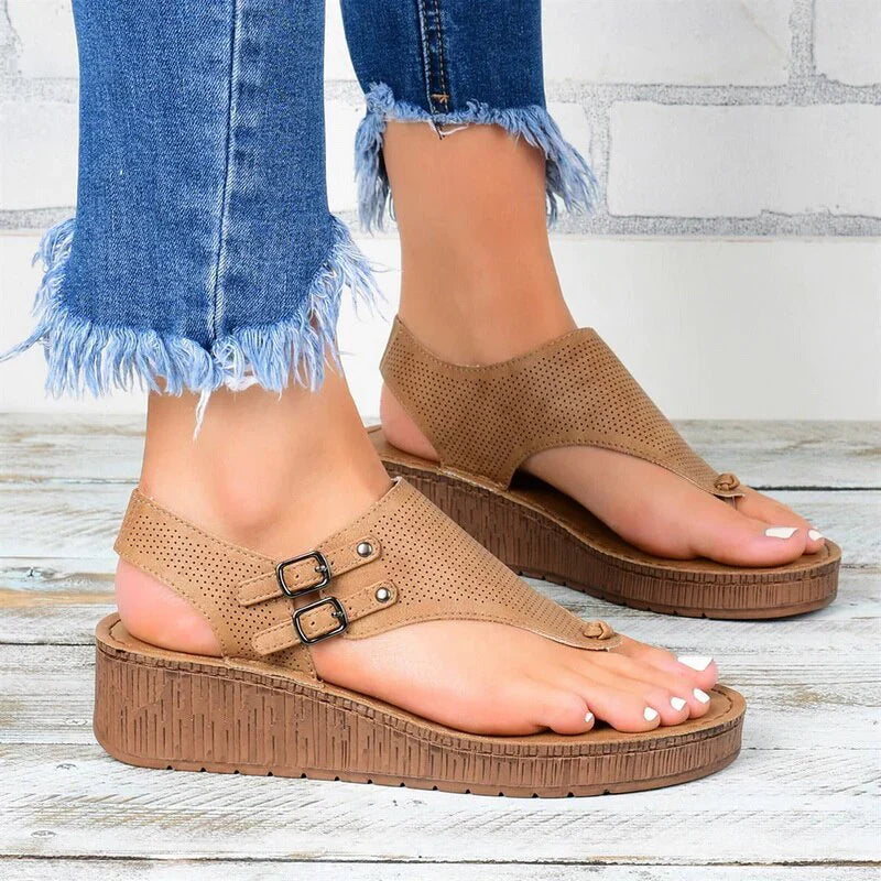 Women's Supportive Sandals with a Modern Look – Brown
