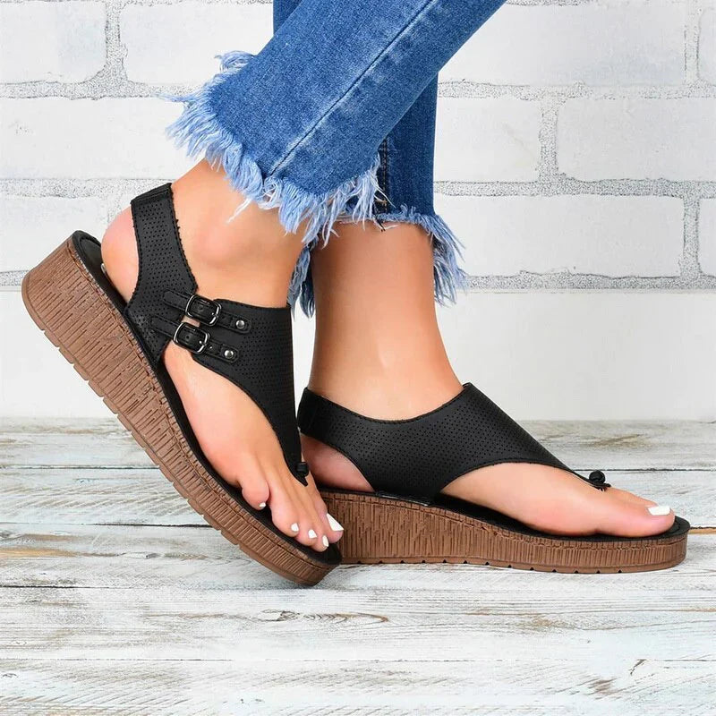 Women's Supportive Sandals with a Modern Look – Brown