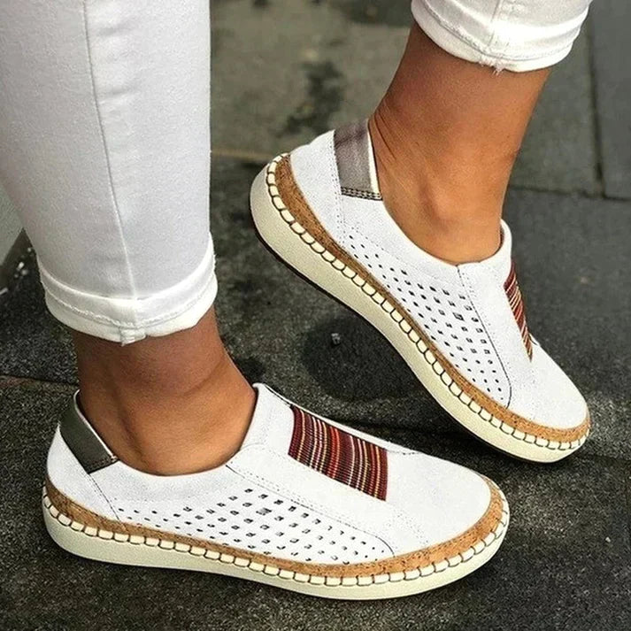 Women's Comfort Shoes, Breathable and Flexible – White