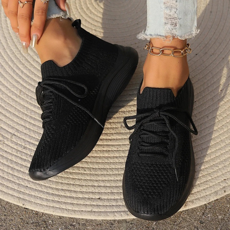 Women's Comfort Shoes, Breathable and Non-Slip – Black