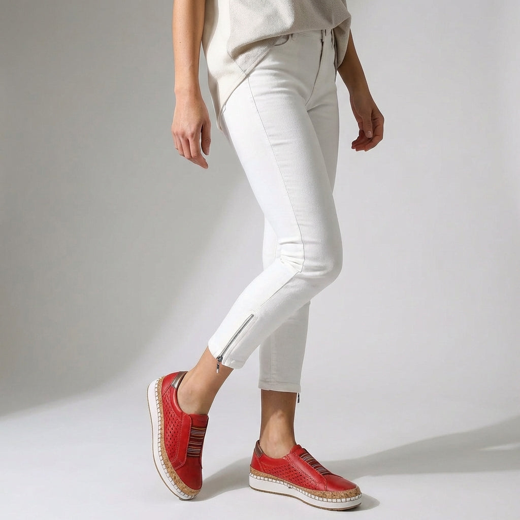 Women's Supportive Shoes, Stable and Comfortable – Red