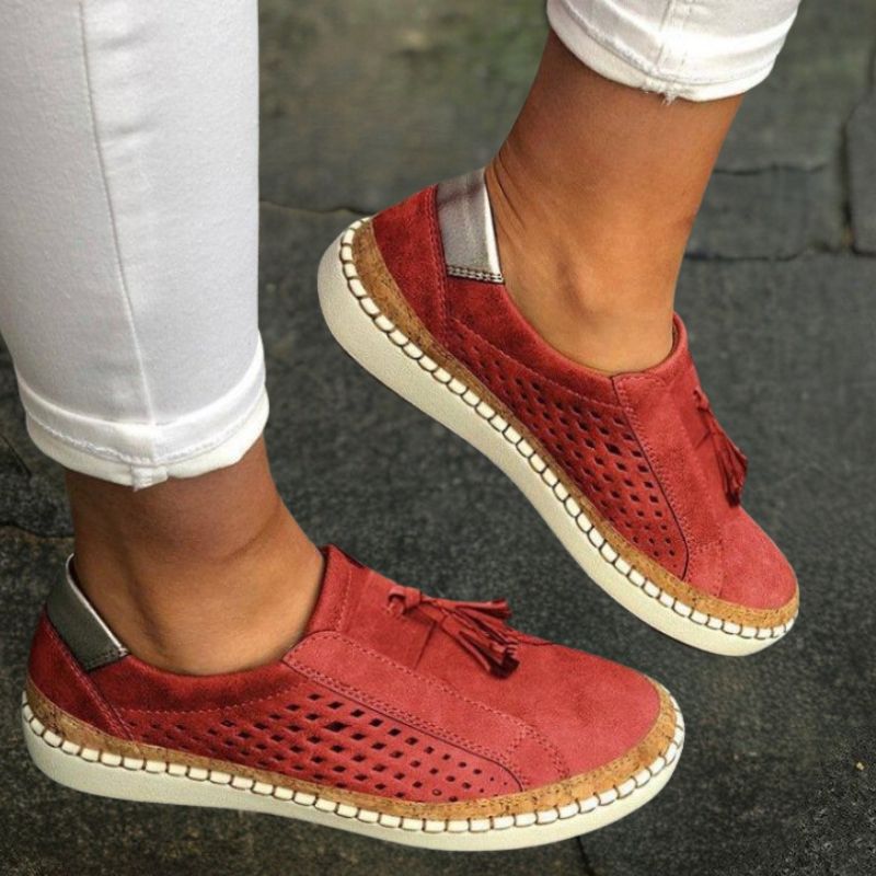 Women's Comfort Shoes for Summer Days – Red