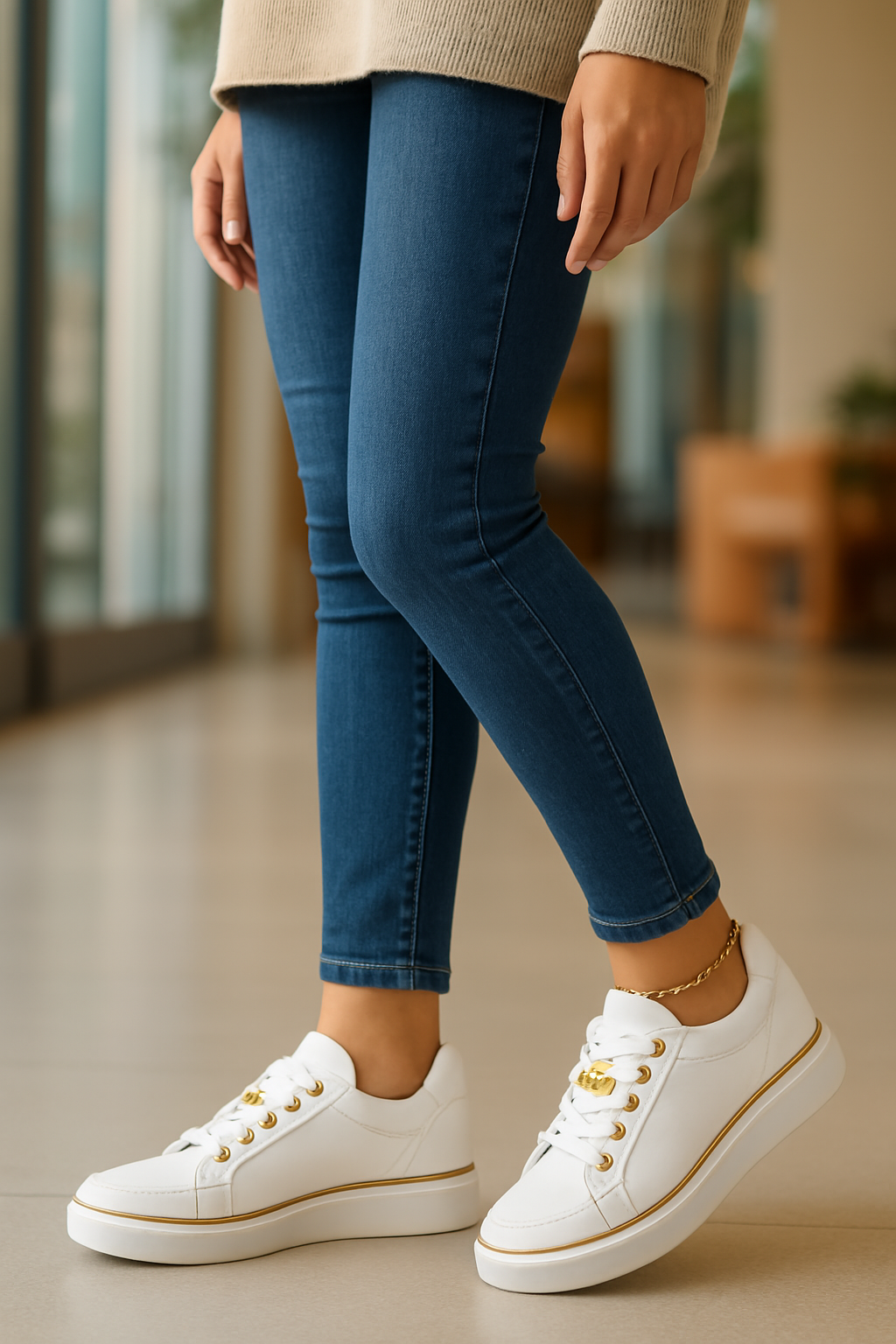 Women's Comfort Shoes with a Timeless Design – White