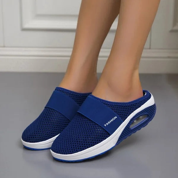 Women's Comfort Slides, Lightweight and Breathable – Blue