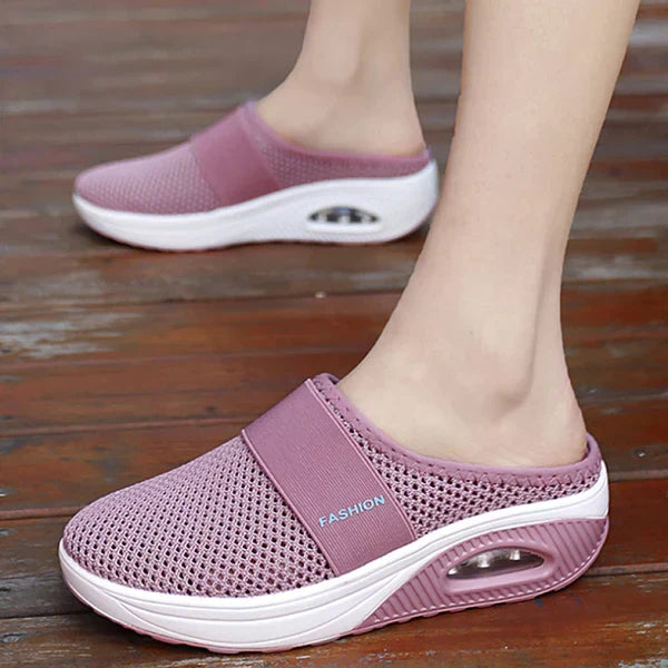 Women's Comfort Slides, Lightweight and Breathable – Pink