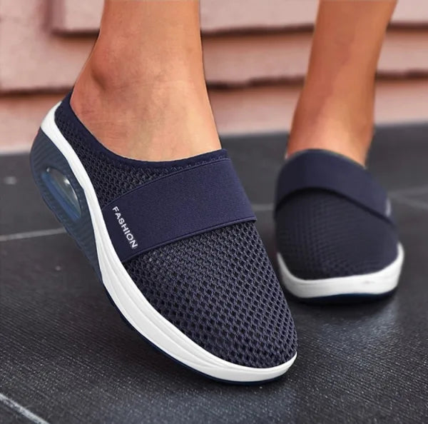Women's Comfort Slides, Lightweight and Breathable – Navy