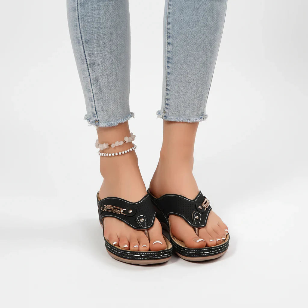 Women's Comfort Slides for Summer – Black