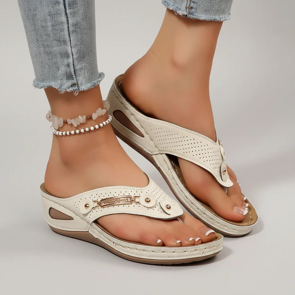 Women's Comfort Slides for Summer – Beige