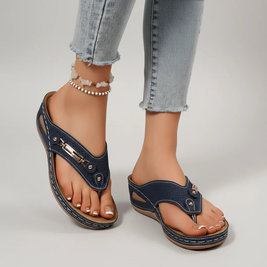 Women's Comfort Slides for Summer – Blue