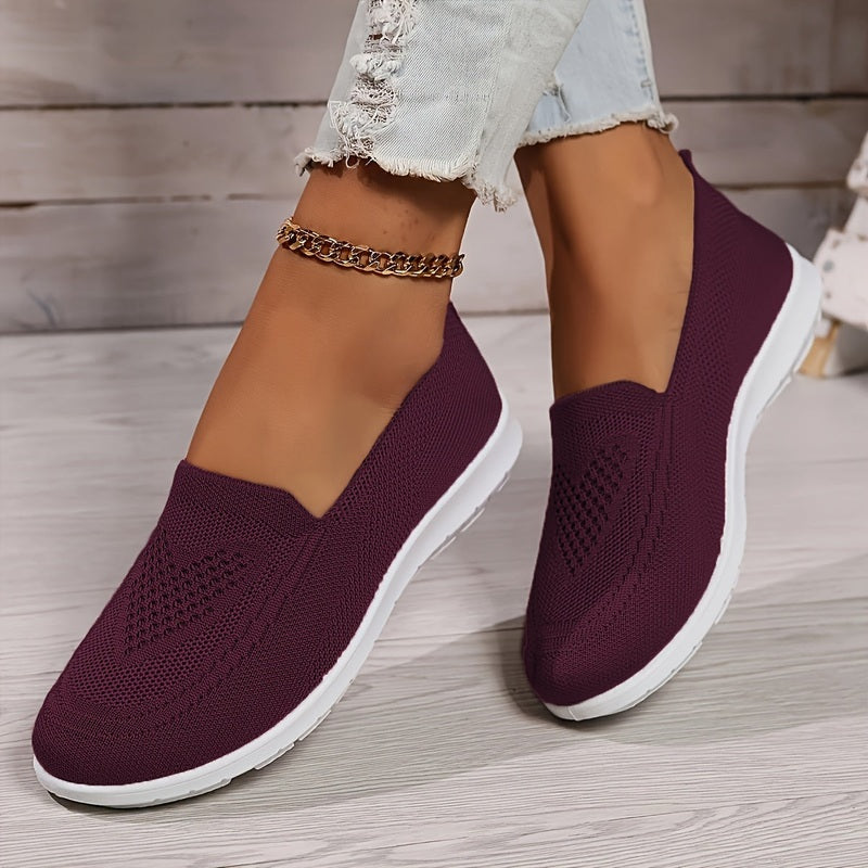 Women's Comfort Slip-On Flat Shoes – Fuchsia