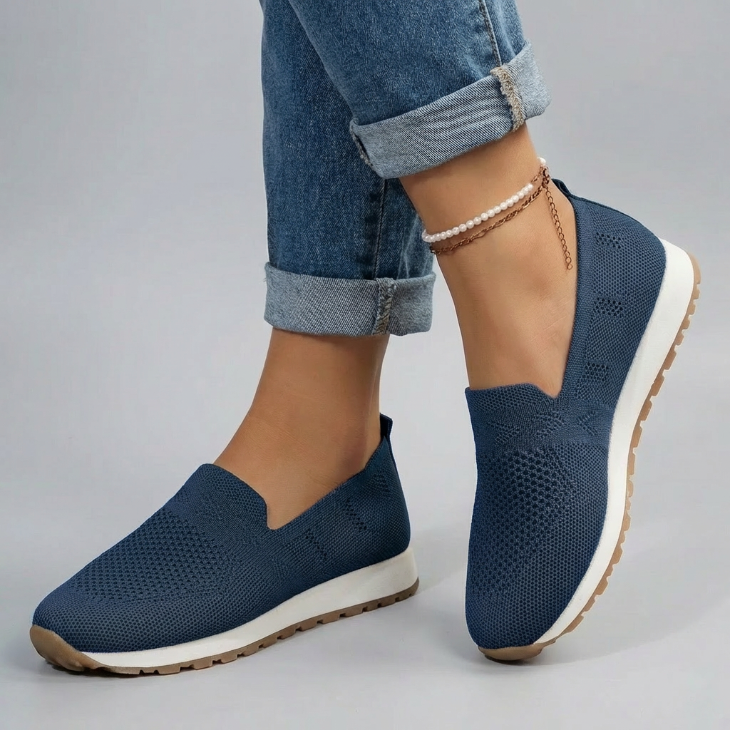 Women's Comfort Slip-On Loafers – Navy