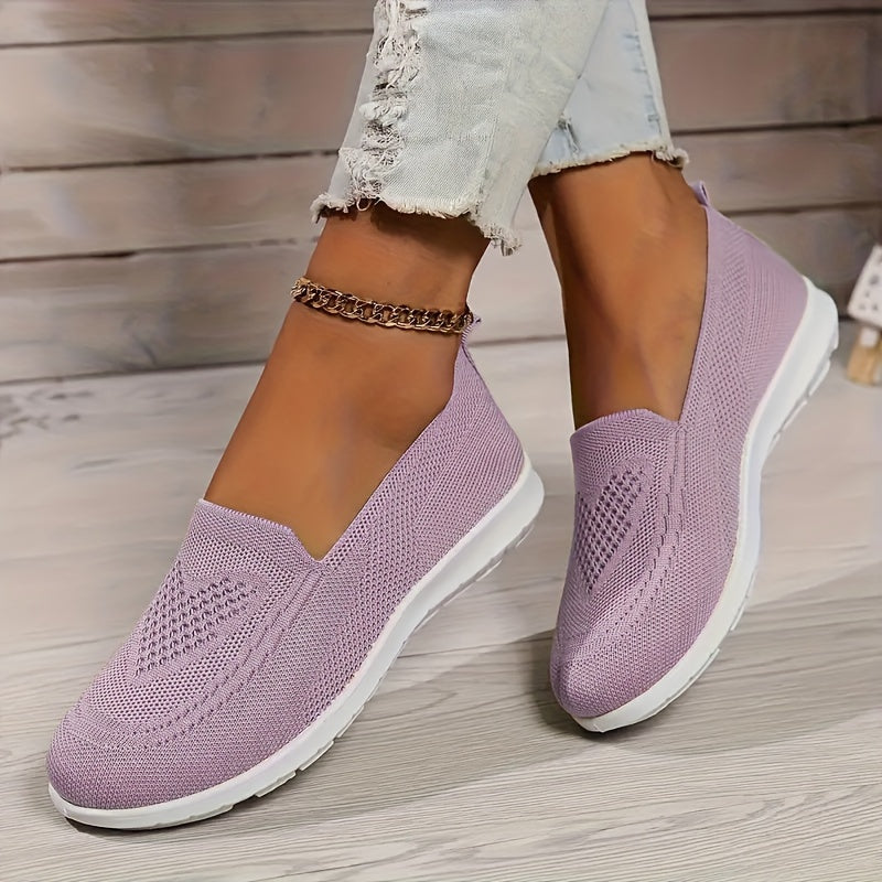 Women's Breathable Slip-On Comfort Shoes – Lilac
