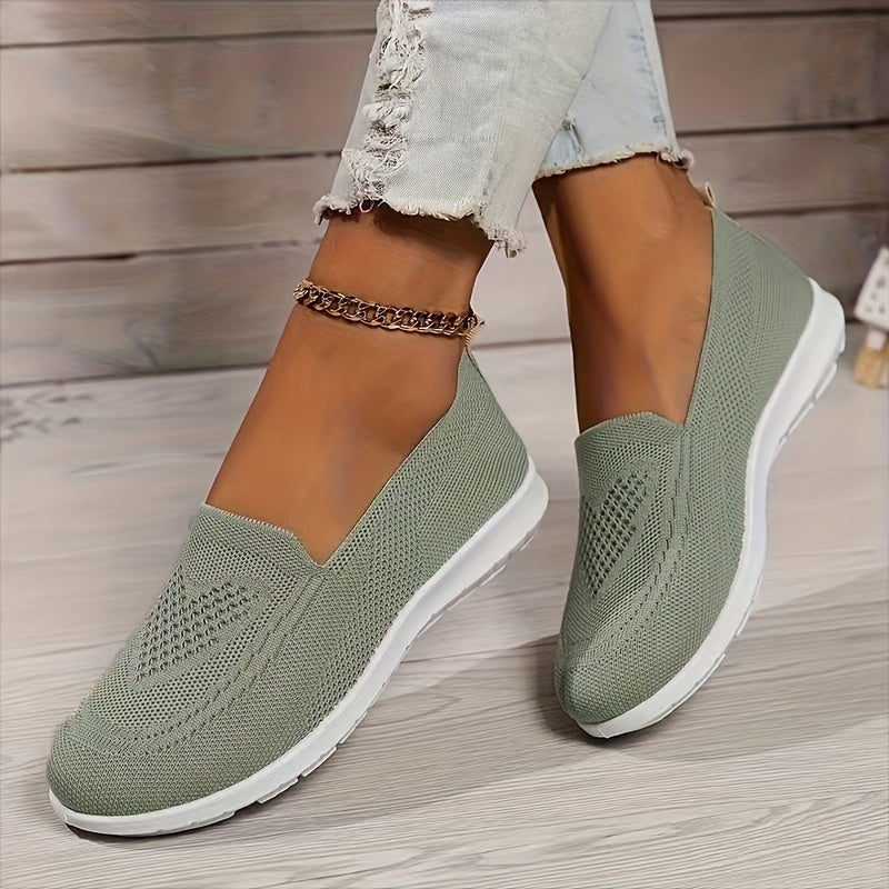 Women's Breathable Slip-On Comfort Shoes – Green