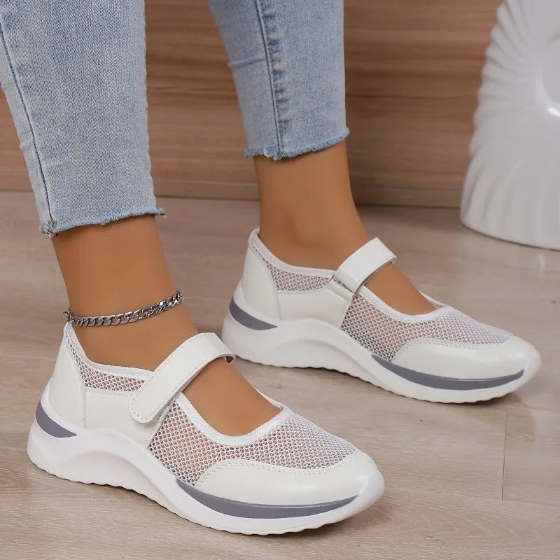 Women's Comfort Slip-On Shoes, Lightweight – White