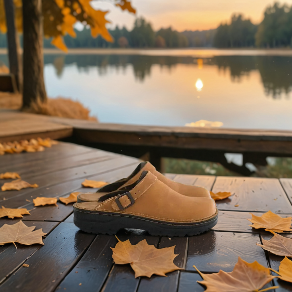 Women's Supportive Slippers with Adjustable Buckle