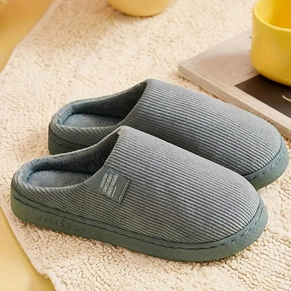 Women's Supportive Slippers with Ergonomic Footbed – Grey