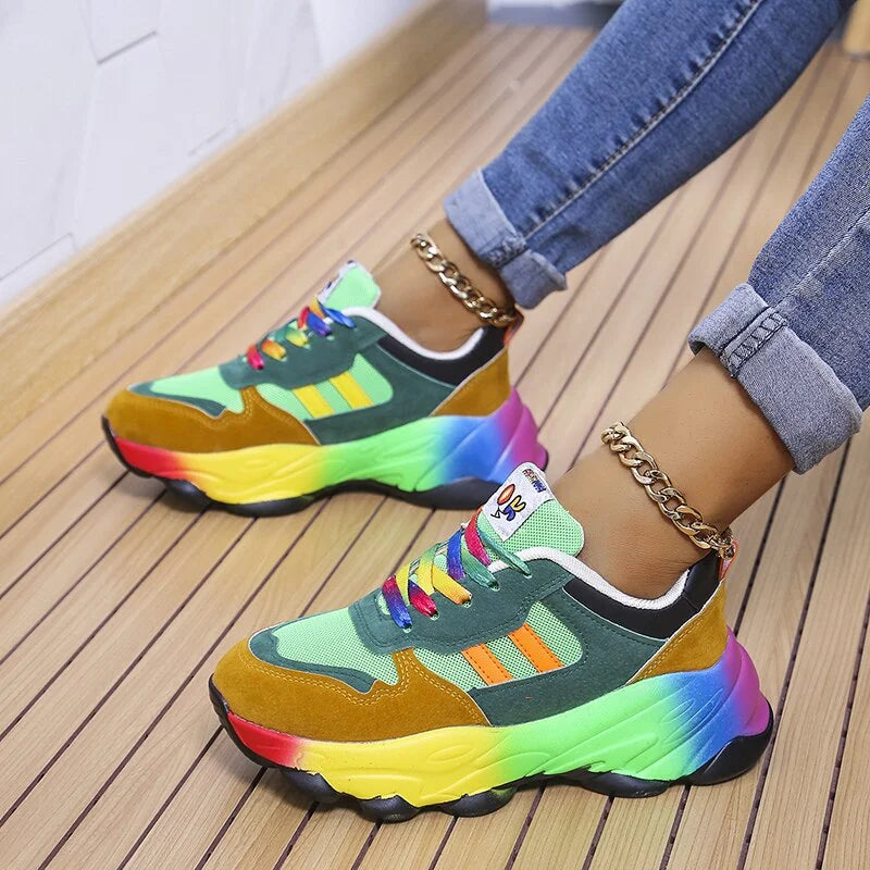 Women's Sneakers, Lightweight and Cushioned – Green