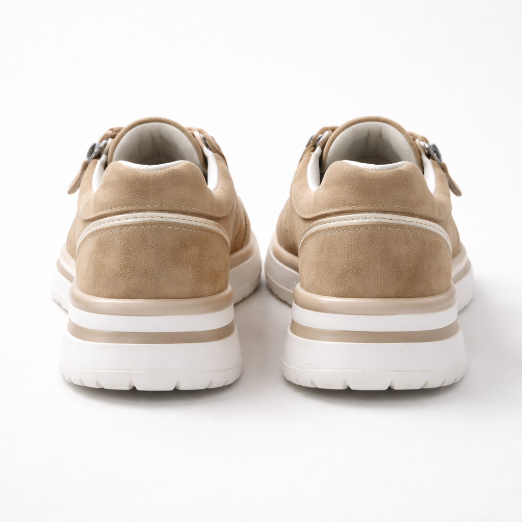 Women's Supportive Sneakers with a Comfortable Sole – Beige