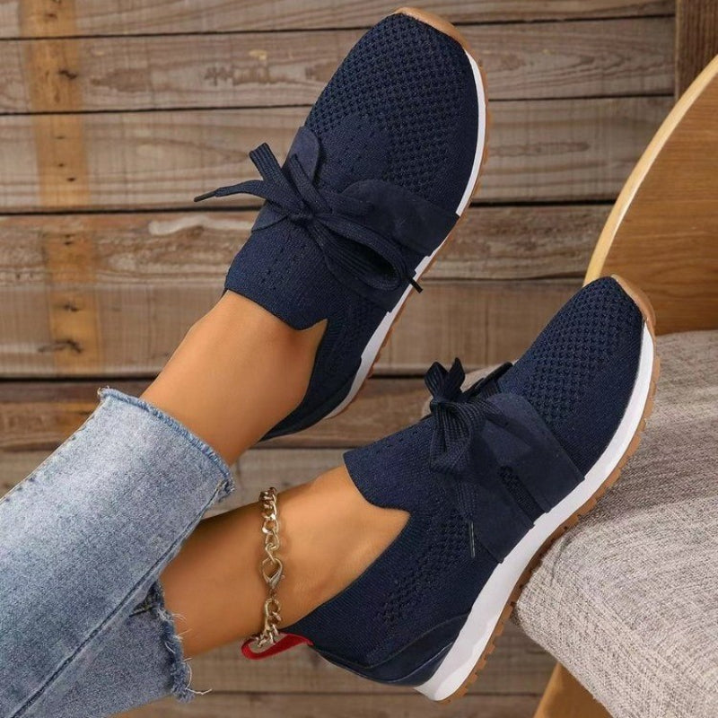Women's Comfort Sneakers in a Trendy Style – Blue