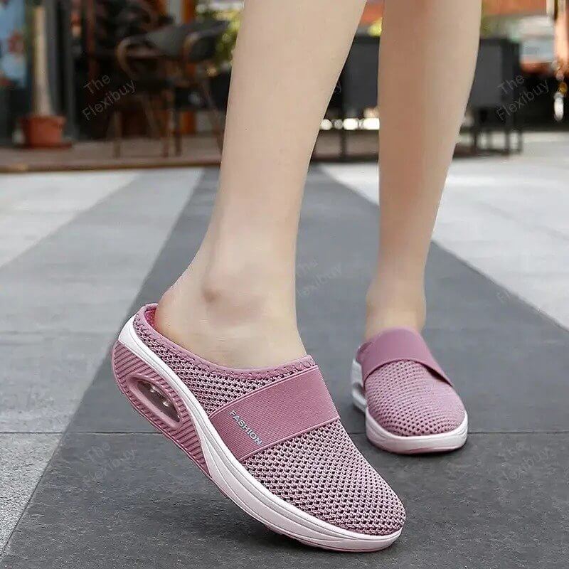 Women's Comfort Sneakers with Air Cushion – Pink