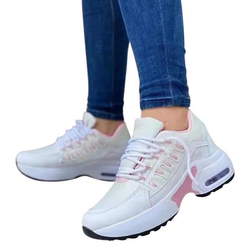 Women's Comfort Sneakers with Arch Support – White