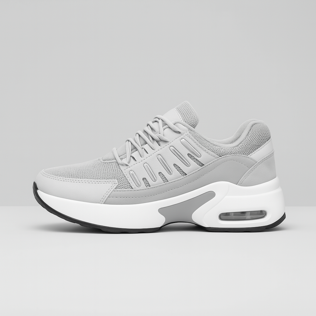 Women's Comfort Sneakers with Arch Support – Grey