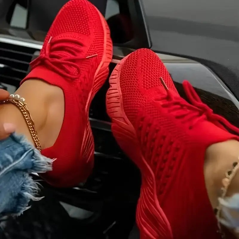 Women's Comfort Sneakers with Breathable Mesh