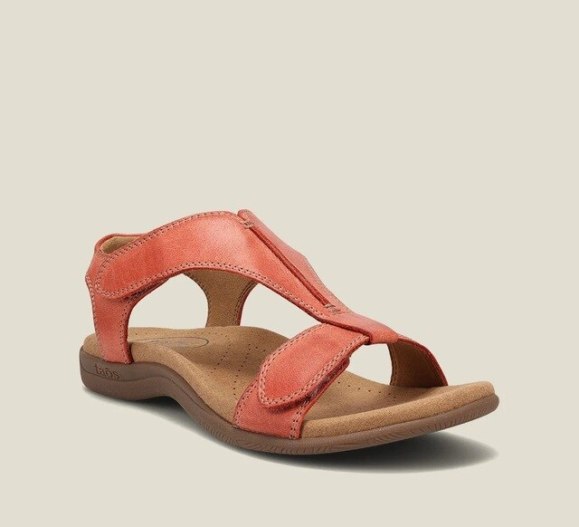 Women's Velcro Sandals, Comfortable – Orange