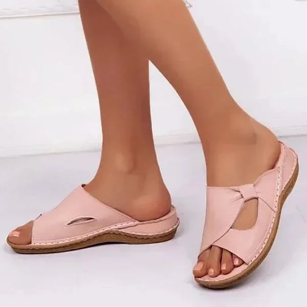 Women's Comfort Velcro Sandals with Anatomical Insole – Pink