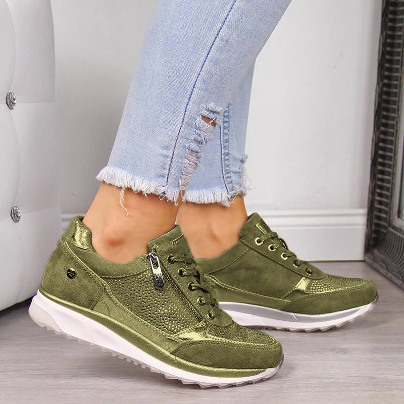 Women's Comfort Walking Shoes – Green