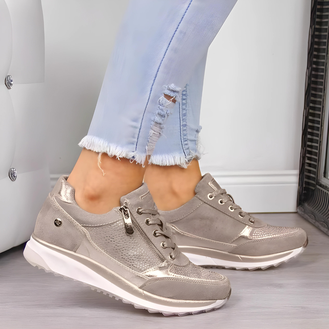 Women's Supportive Walking Shoes – Khaki