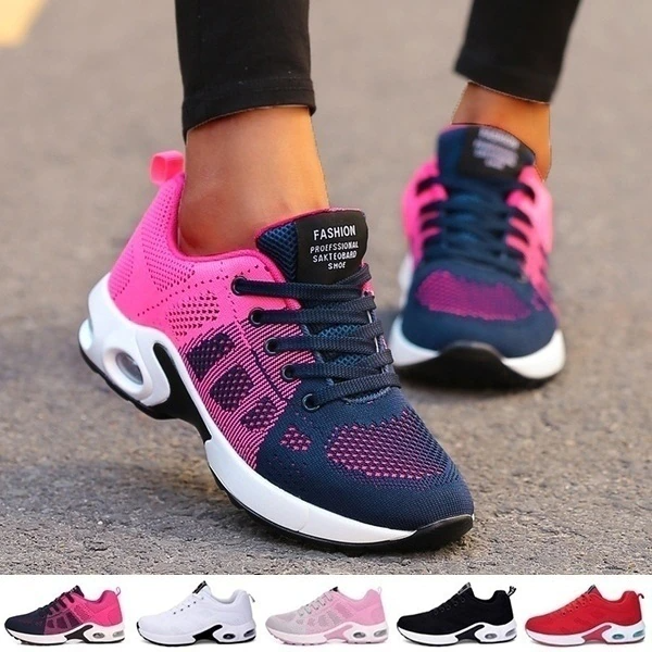 Women's Comfort Walking Sneakers – Purple