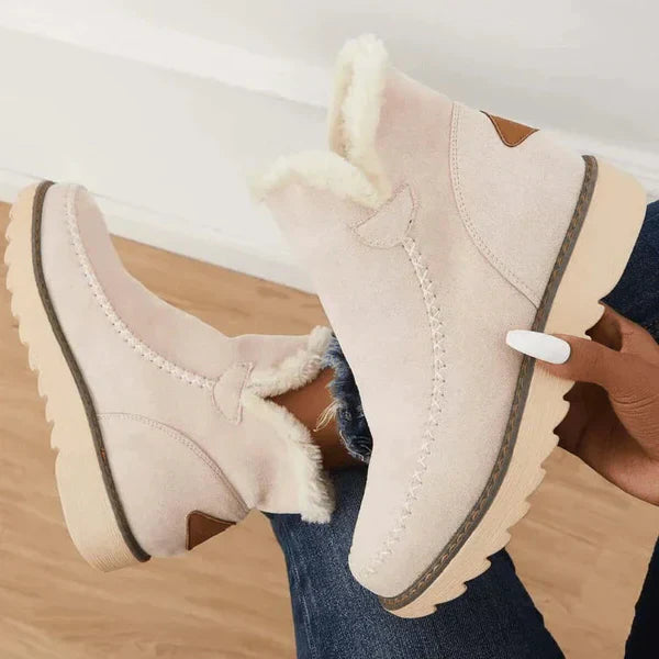 Women's Comfort Winter Shoes, Insulated – Beige