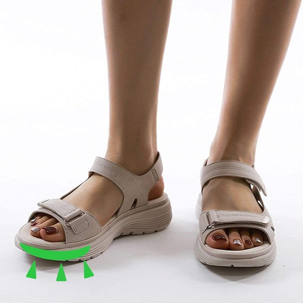 Women's Sandals with Adjustable Straps and Open Toe – Blue