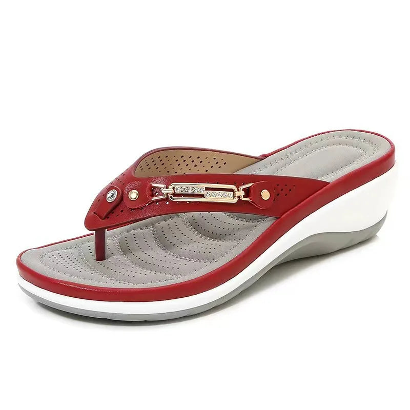 Women's Sandals with Cushioning Insole – Black