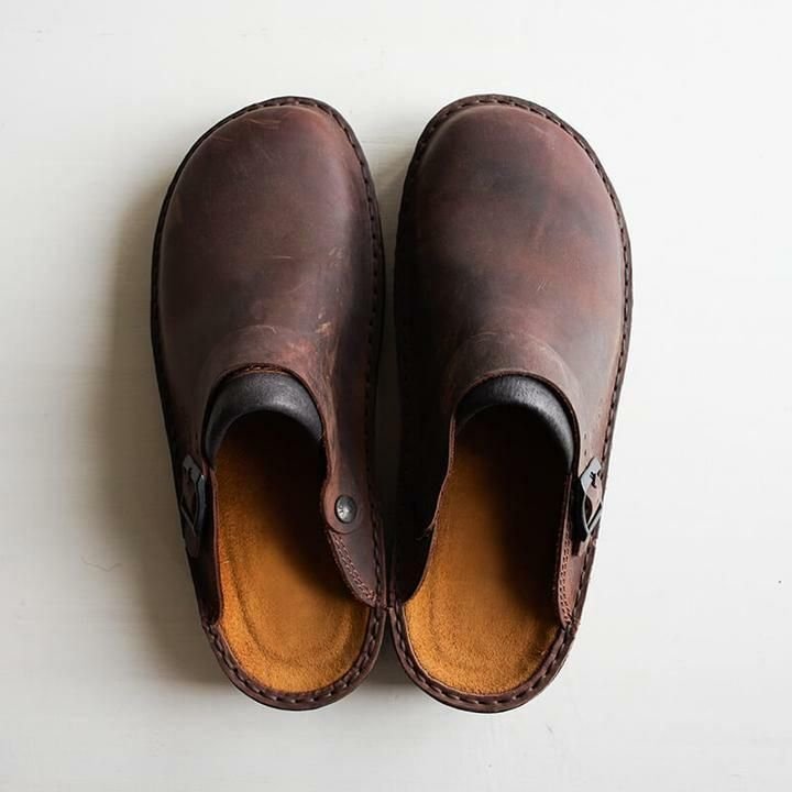 Women's Slip-On Clogs with Ergonomic Footbed – Dark Brown