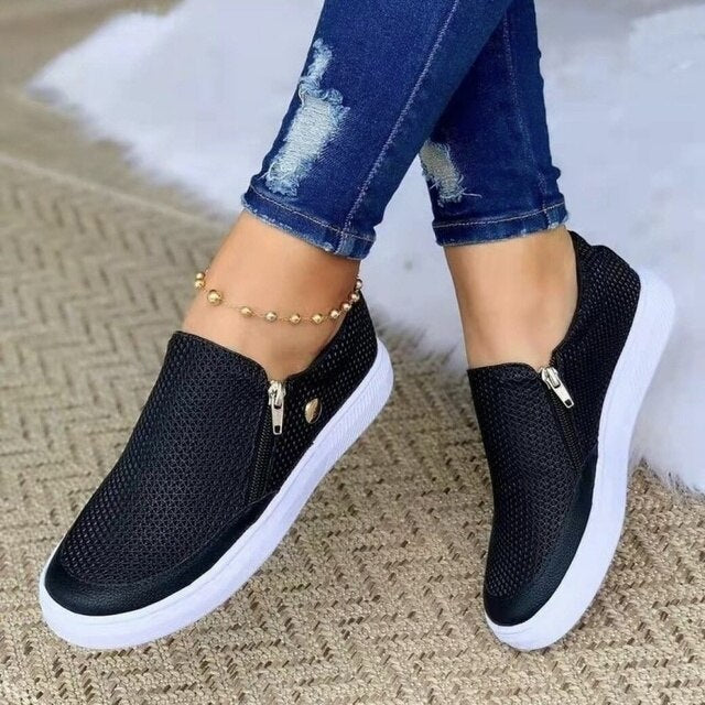 Women's Slip-On Shoes, Breathable and Comfortable