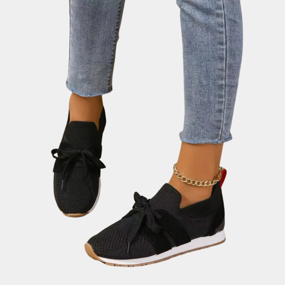 Women's Slip-On Sneakers for All Year – Black